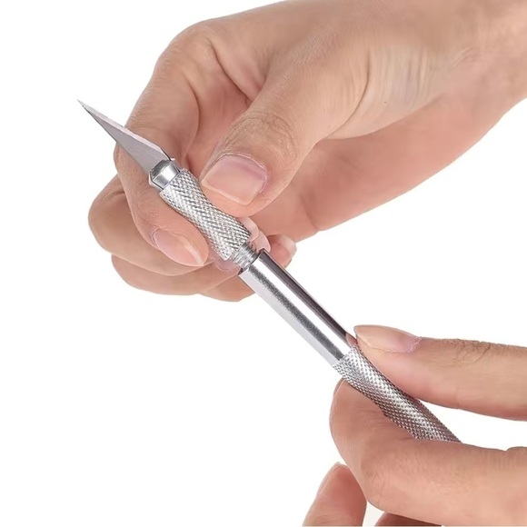 Precision Cutting Knife Set Hand Tools Art Hobby Craft Non Slip 13 Pieces - Picture 4 of 16